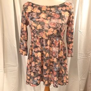 Living Doll Floral Tunic Shirt